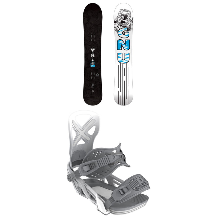 GNU Antigravity C3 Snowboard + Bent Metal Anvil Snowboard Bindings 2026