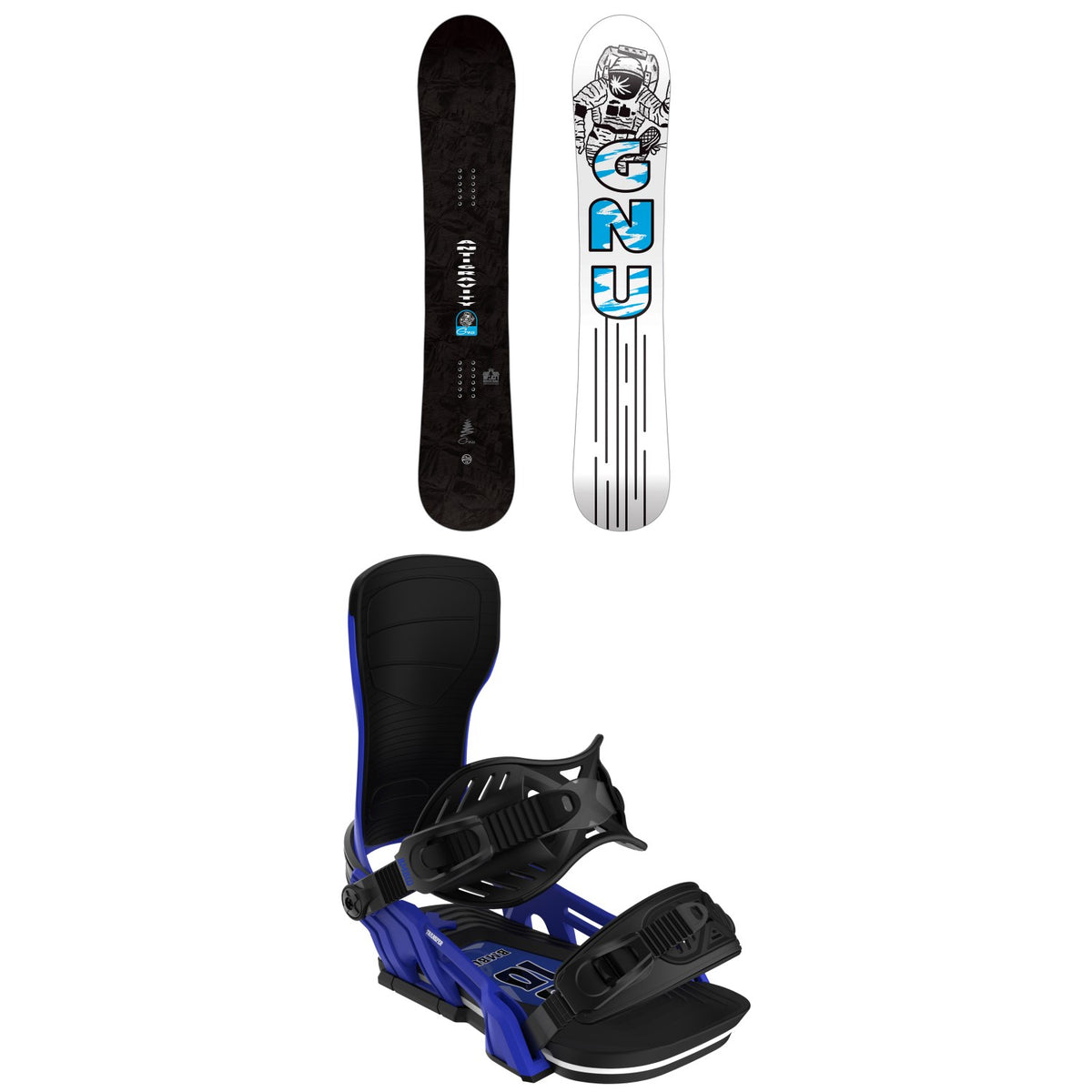 GNU Antigravity C3 Snowboard + Bent Metal Transfer Snowboard Bindings 2026