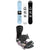 GNU Fiction BTX Snowboard + Bent Metal Stylist Snowboard Bindings - Women's 2026