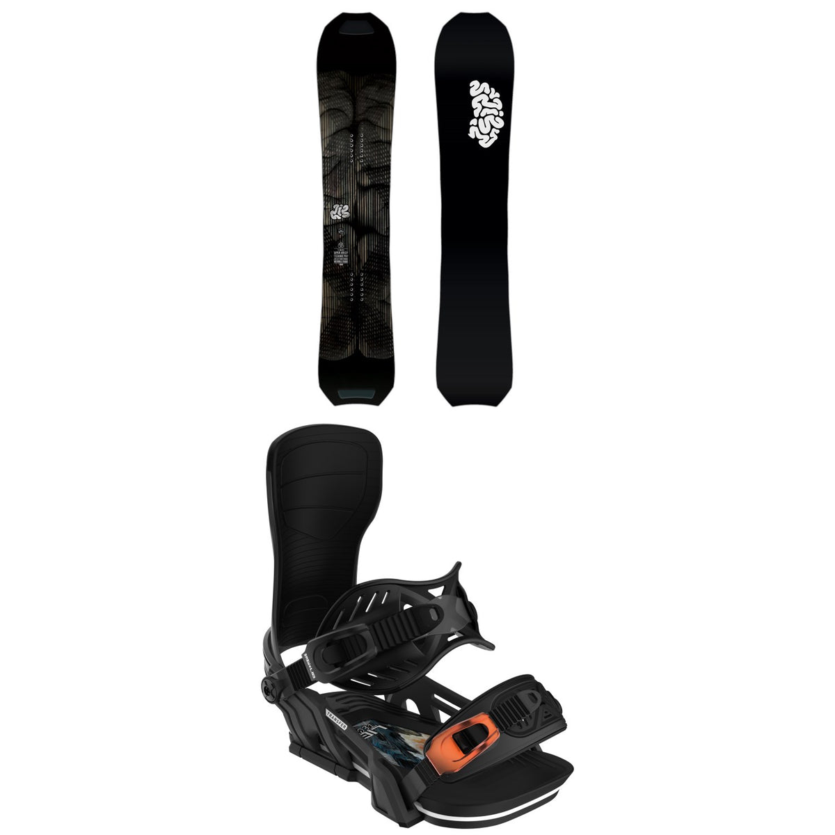 Lib Tech T. Rice Apex Orca Snowboard + Bent Metal Transfer Snowboard Bindings 2026