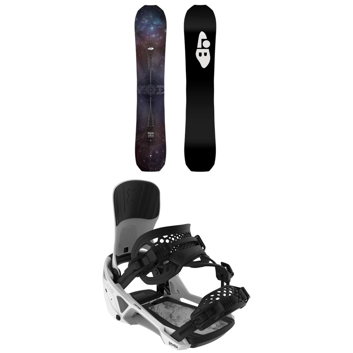 Lib Tech T. Rice Golden Orca Snowboard + Bent Metal Lightning Supermatic Snowboard Bindings 2026