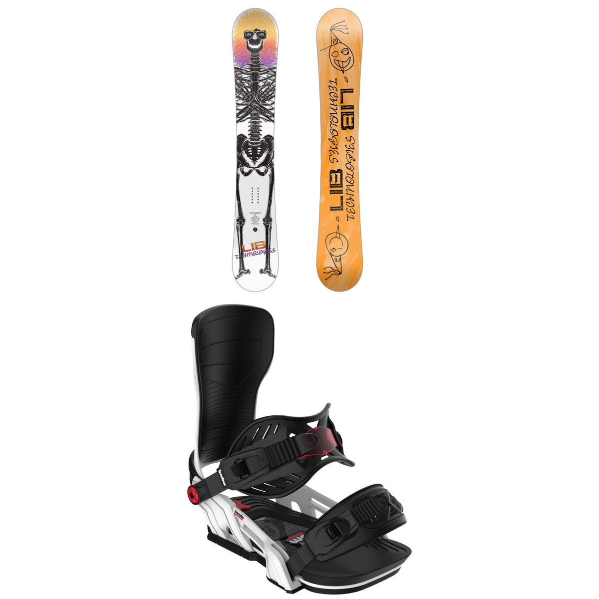Lib Tech Doughboy C3 Snowboard + Bent Metal Transfer Snowboard Bindings 2026