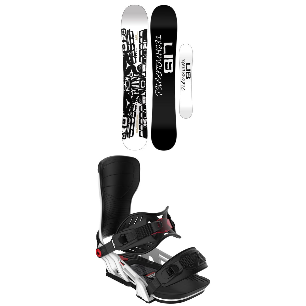 Lib Tech Son Of Birdman Snowboard + Bent Metal Transfer Snowboard Bindings 2026