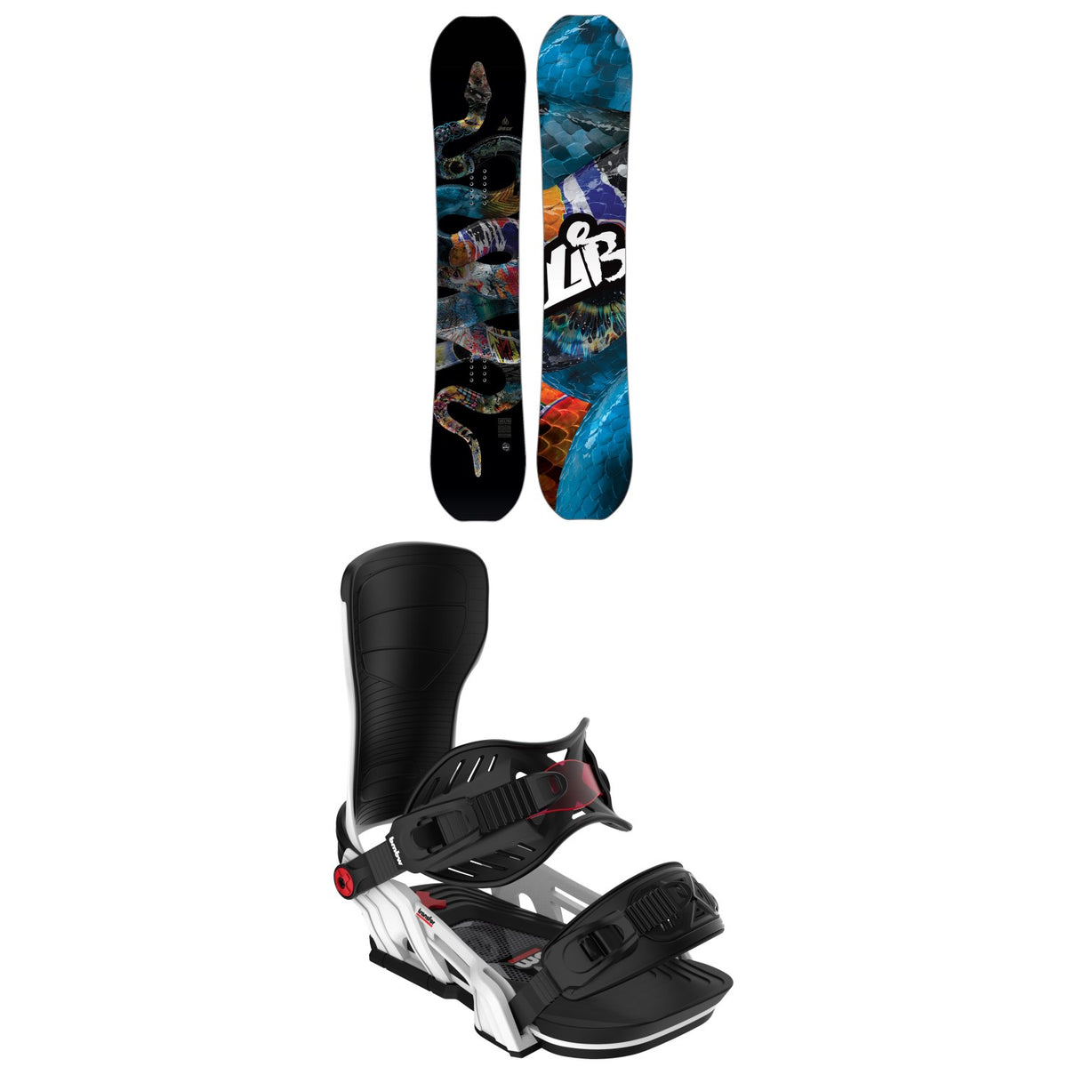 Lib Tech T. Rice Pro Snowboard + Bent Metal Transfer Snowboard Bindings 2026