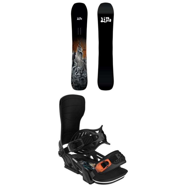 Lib Tech Skunk Ape C2X Snowboard + Bent Metal Transfer Snowboard Bindings 2026