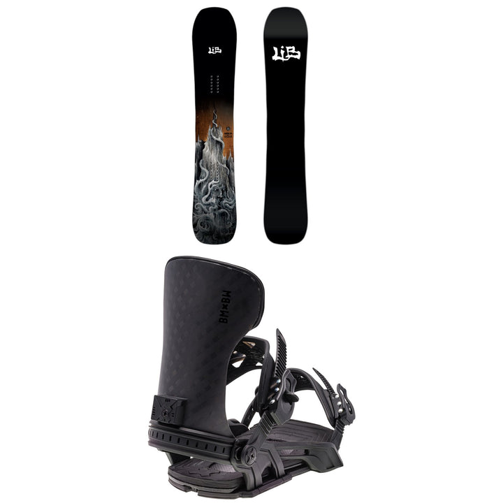 Lib Tech Skunk Ape C2X Snowboard + Bent Metal Solution Snowboard Bindings 2026