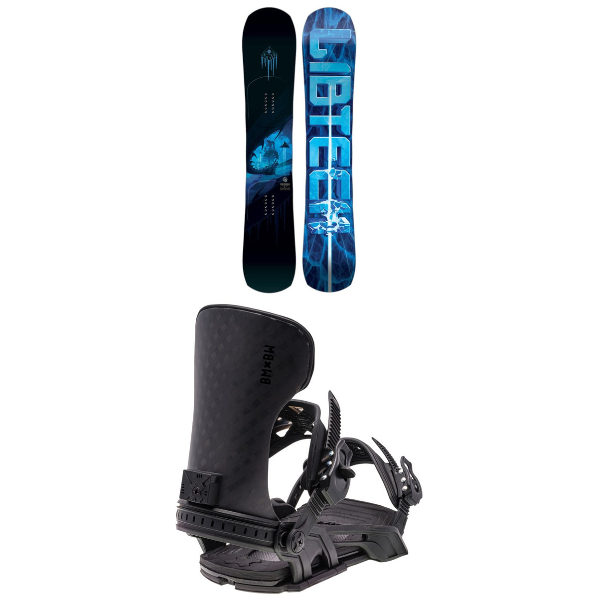 Lib Tech Rasman C2X Snowboard + Bent Metal Solution Snowboard Bindings 2026