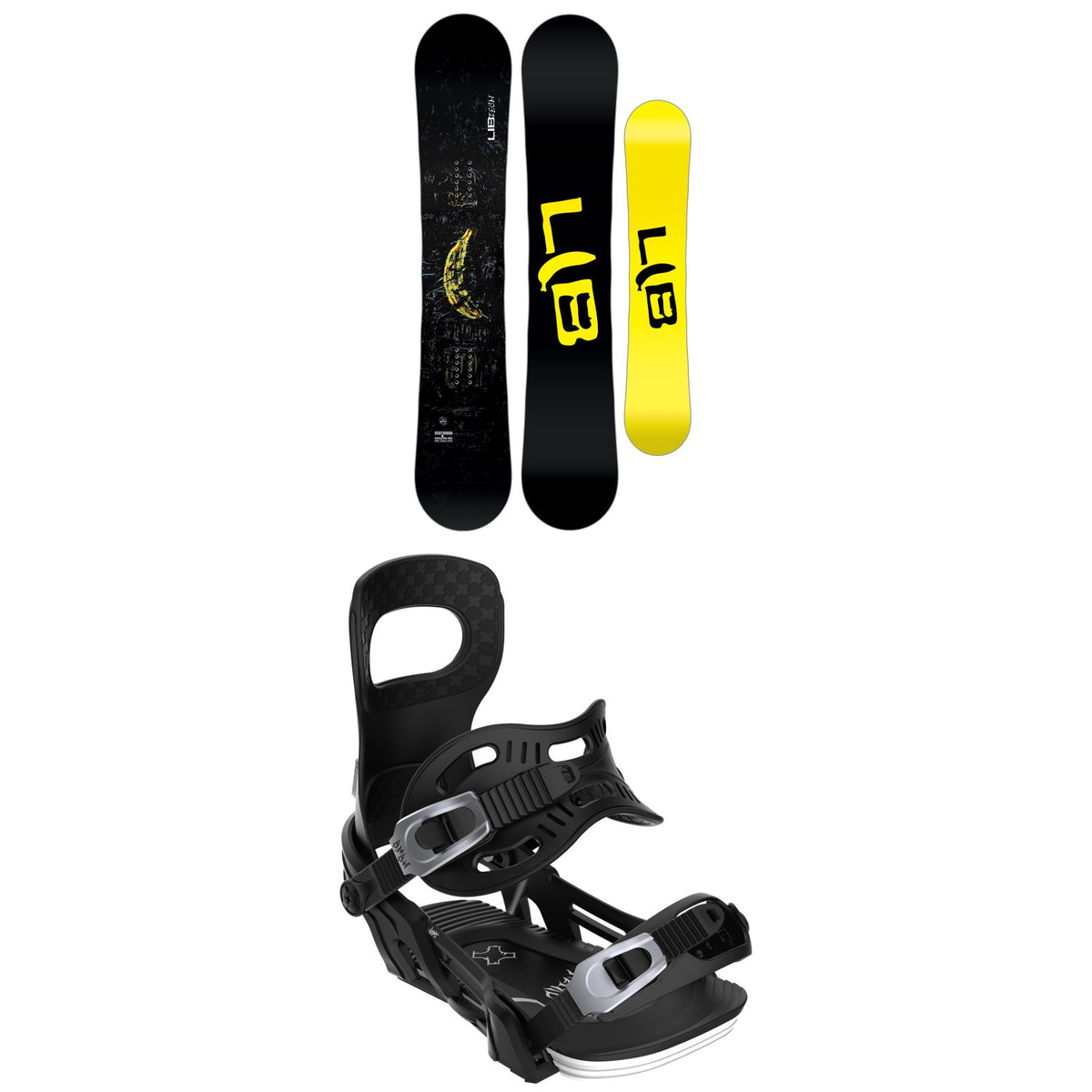 Lib Tech Skate Banana BTX Snowboard + Bent Metal Joint Snowboard Bindings 2026