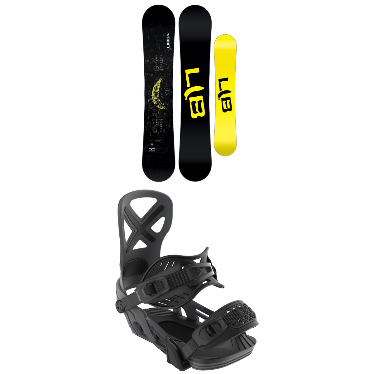 Lib Tech Skate Banana BTX Snowboard + Bent Metal Anvil Snowboard Bindings 2026