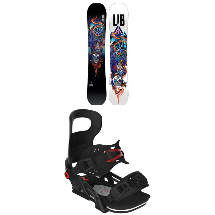 Lib Tech Terrain Wrecker C2X Snowboard + Bent Metal Logic Snowboard Bindings 2026