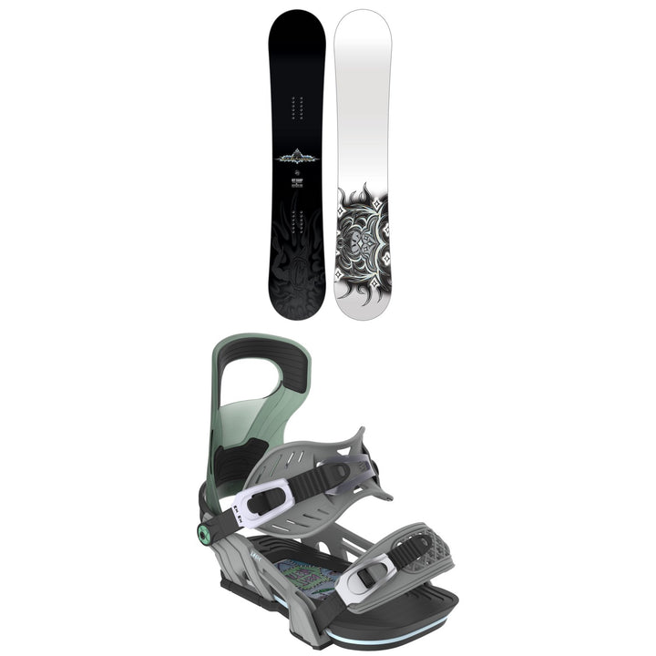 Lib Tech Off Ramp C3 Snowboard + Bent Metal Logic Snowboard Bindings 2026