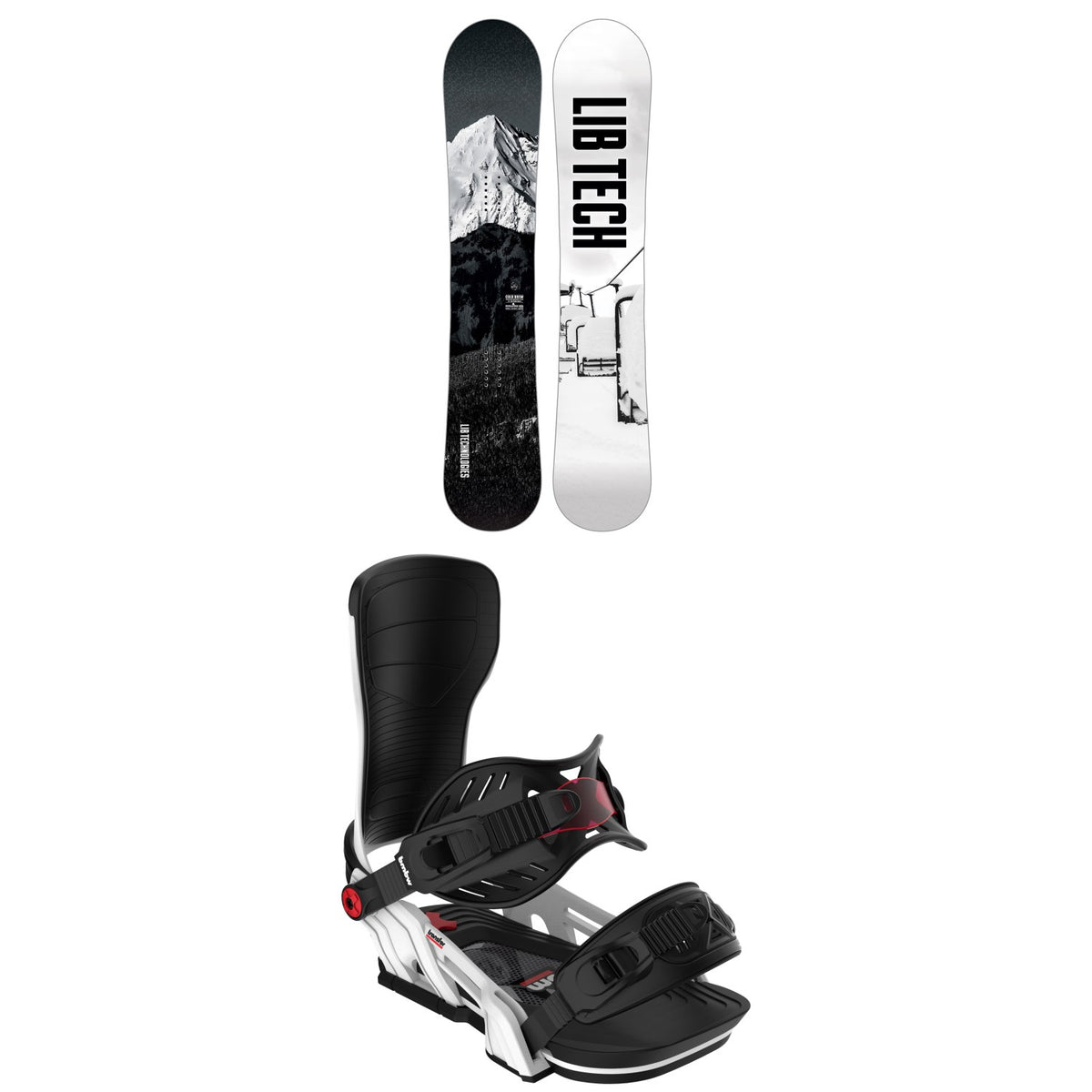 Lib Tech Cold Brew C2 Snowboard + Bent Metal Transfer Snowboard Bindings 2026