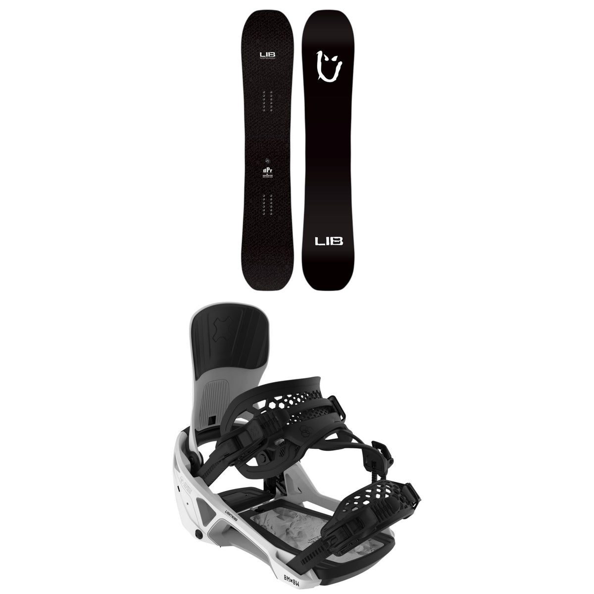 Lib Tech dPr C3 Snowboard + Bent Metal Lightning Supermatic Snowboard Bindings 2026