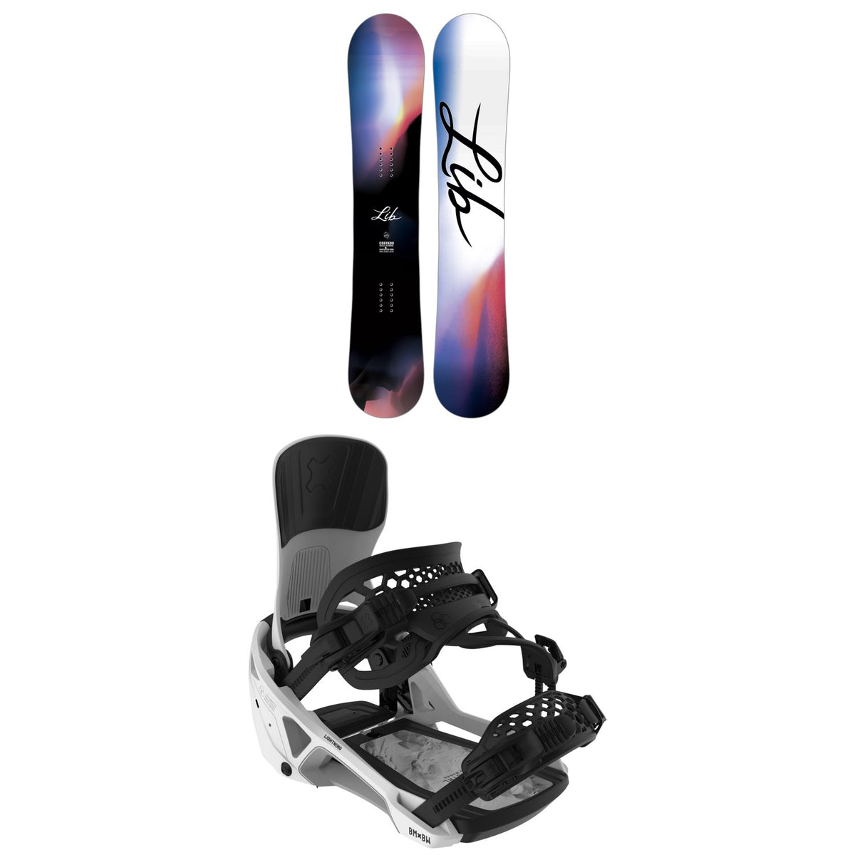 Lib Tech Cortado C2 Snowboard + Bent Metal Lightning Supermatic Snowboard Bindings -Women's 2026