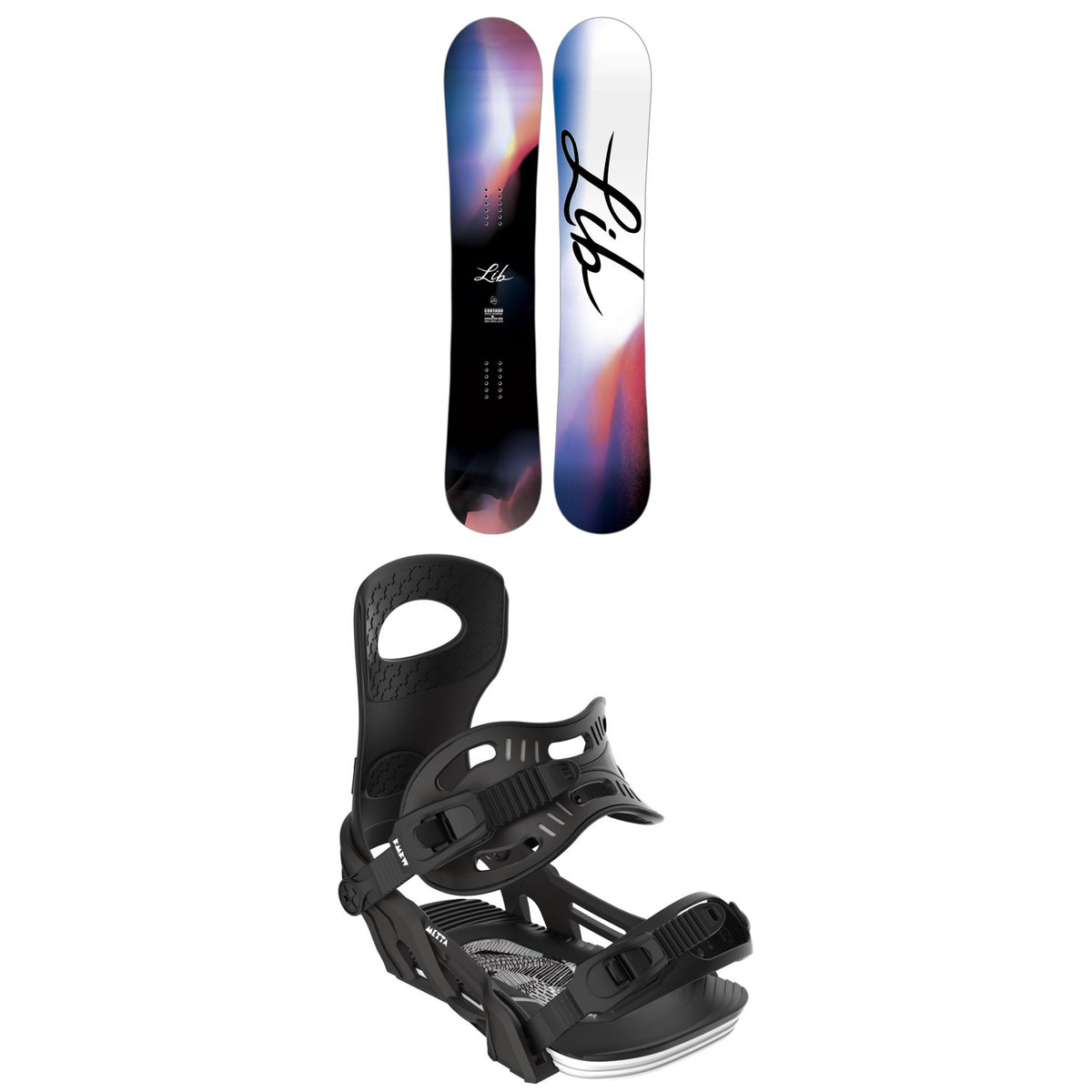 Lib Tech Cortado C2 Snowboard + Bent Metal Metta Snowboard Bindings - Women's 2026