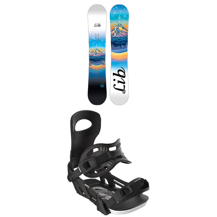 Lib Tech Glider BTX Snowboard + Bent Metal Metta Snowboard Bindings - Women's 2026