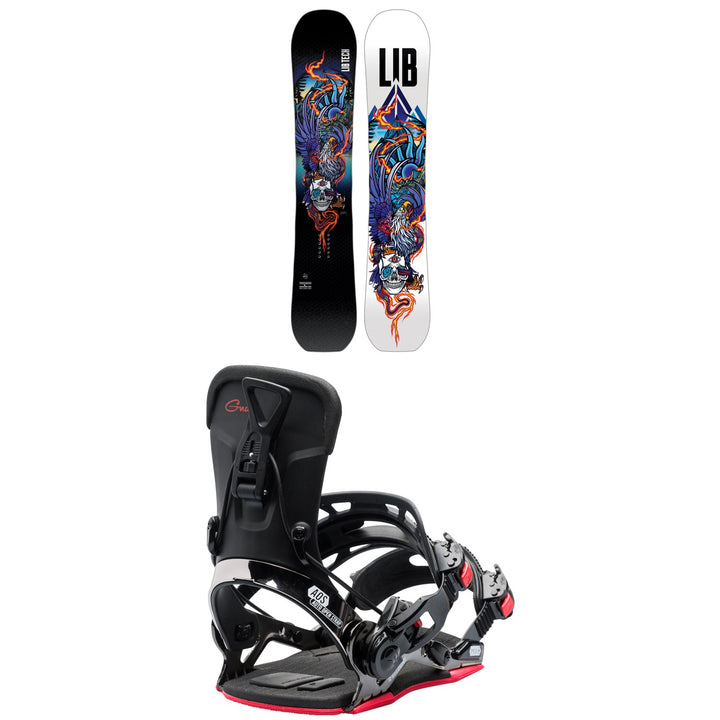 Lib Tech Terrain Wrecker C2X Snowboard + GNU Freedom Snowboard Bindings 2026