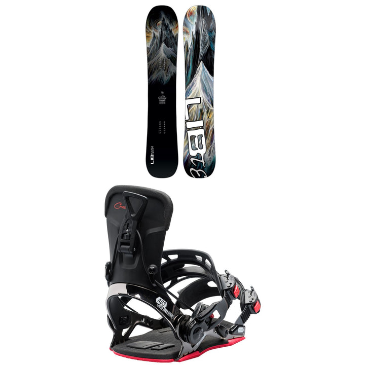 Lib Tech Dynamo C3 Snowboard + GNU Freedom Snowboard Bindings 2026