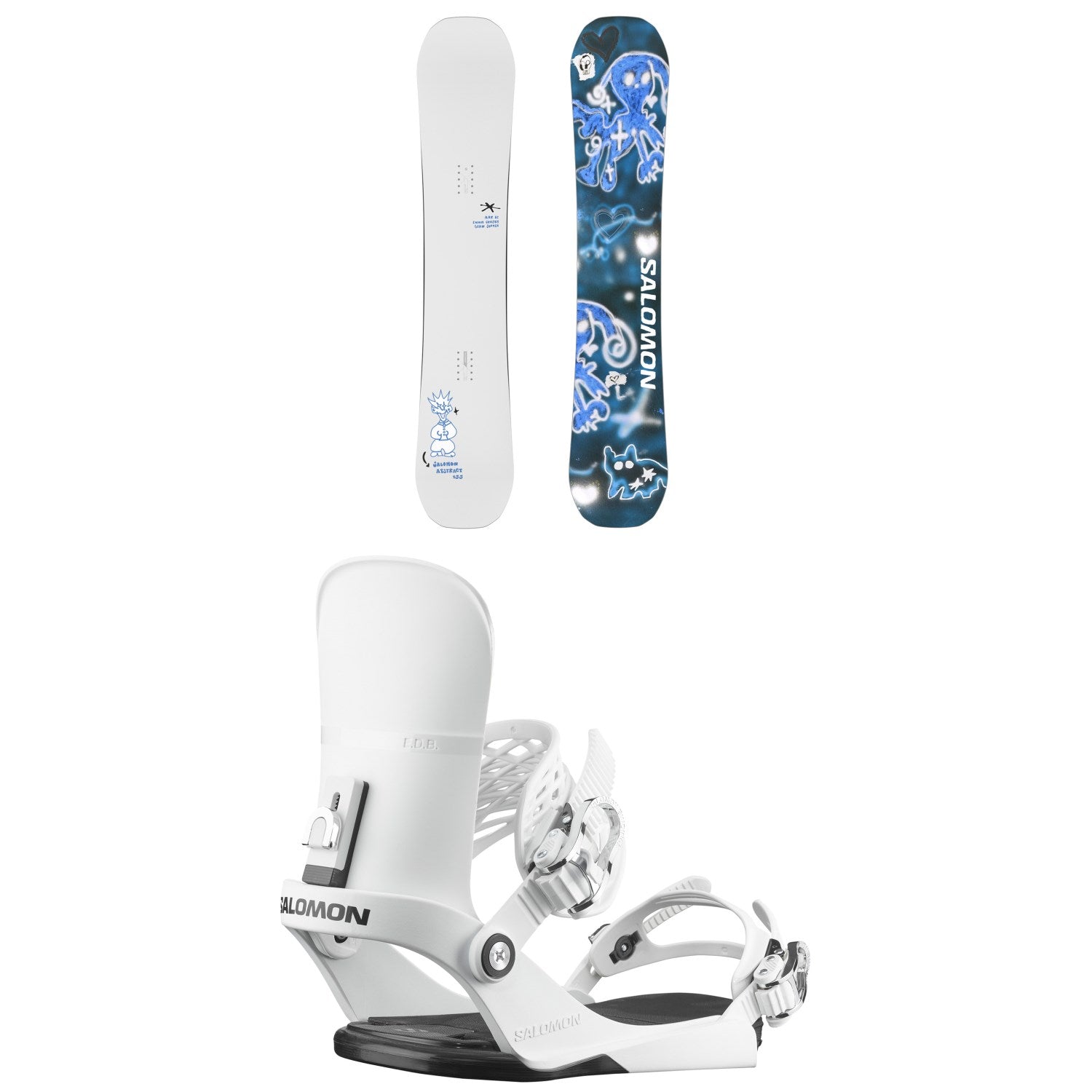 Salomon Abstract Snowboard + EDB Snowboard Bindings 2026 – evo