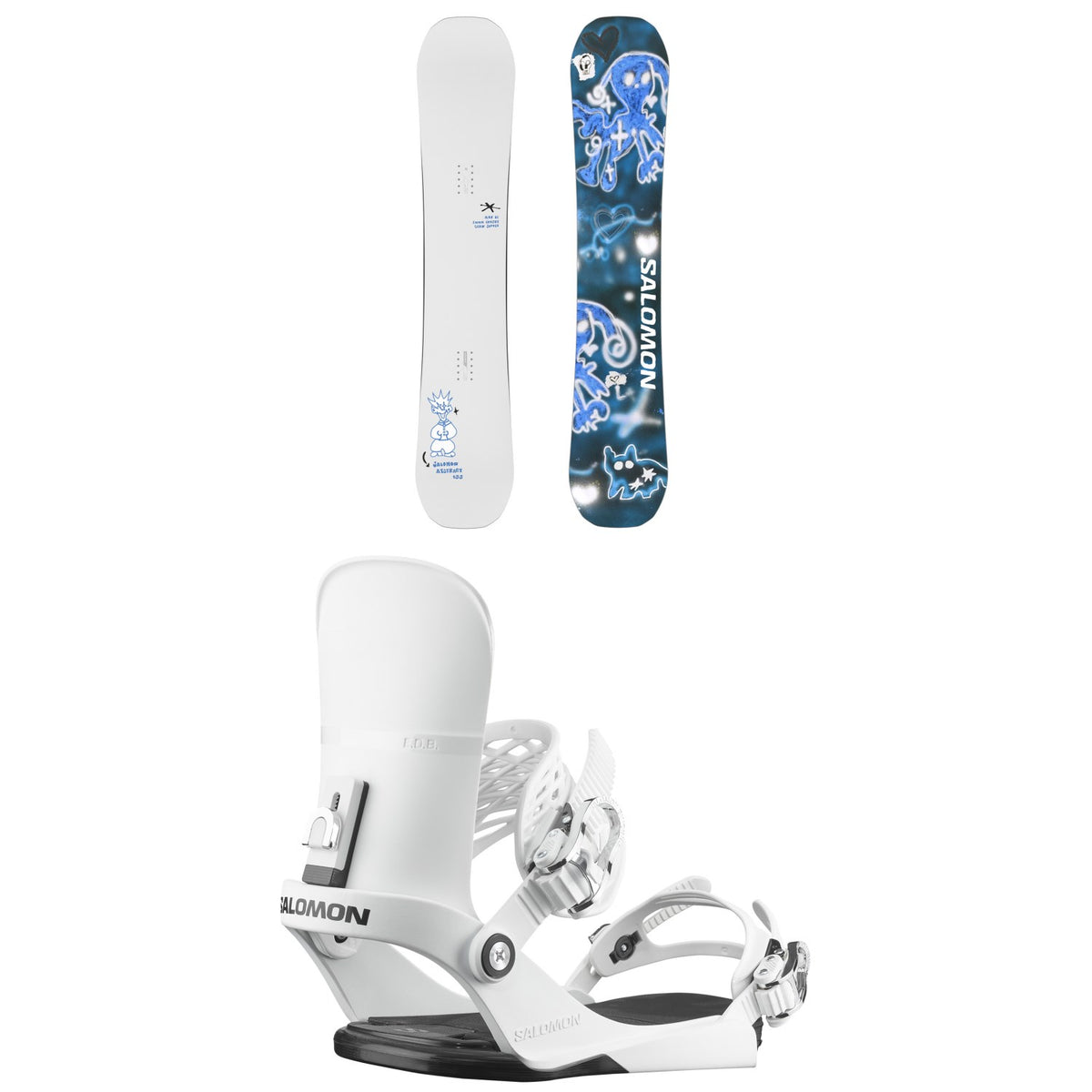 Salomon Abstract Snowboard + EDB Snowboard Bindings 2026