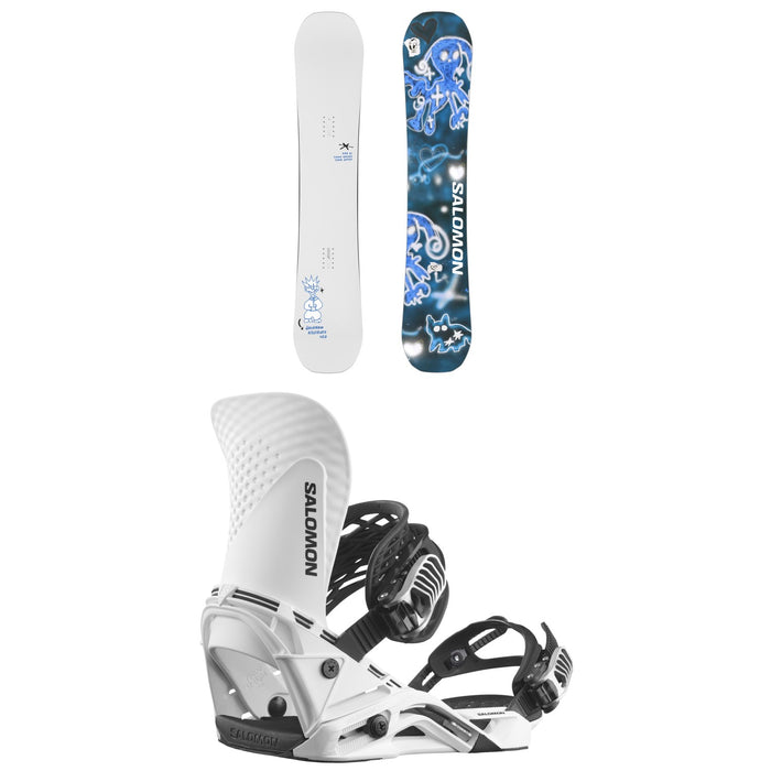 Salomon Abstract Snowboard + Hologram Snowboard Bindings 2026