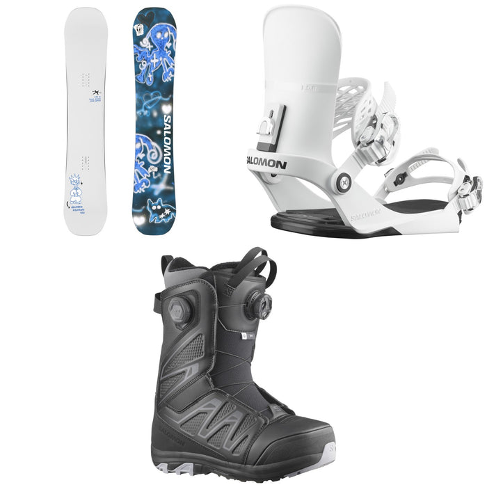 Salomon Abstract Snowboard + EDB Snowboard Bindings + Ivy BOA SJ Snowboard Boots - Women's 2026