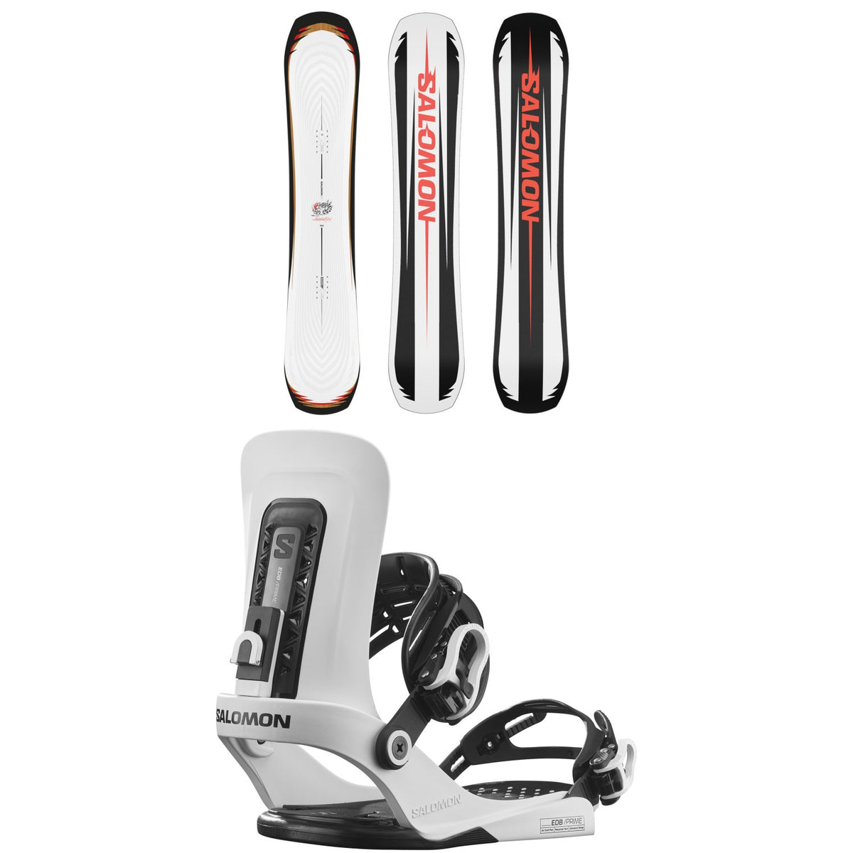 Salomon Assassin Snowboard + EDB Prime Snowboard Bindings 2026