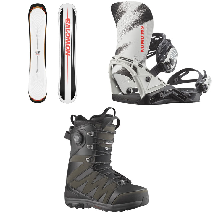 Salomon Assassin Snowboard + Hologram Snowboard Bindings  + X Approach Lace SJ Boa Snowboard Boots 2026