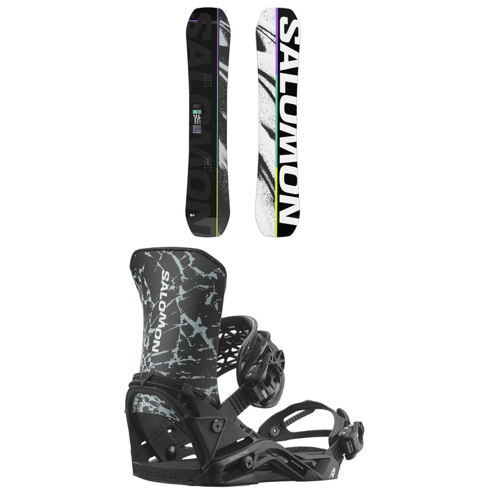 Salomon Huck Knife Pro Snowboard + District Pro Snowboard Bindings 2026