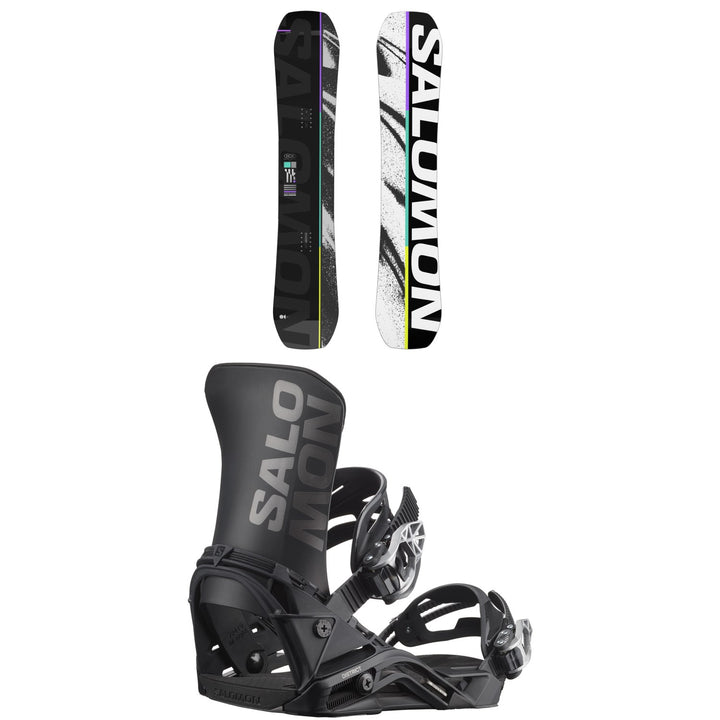 Salomon Huck Knife Pro Snowboard + District Snowboard Bindings 2026