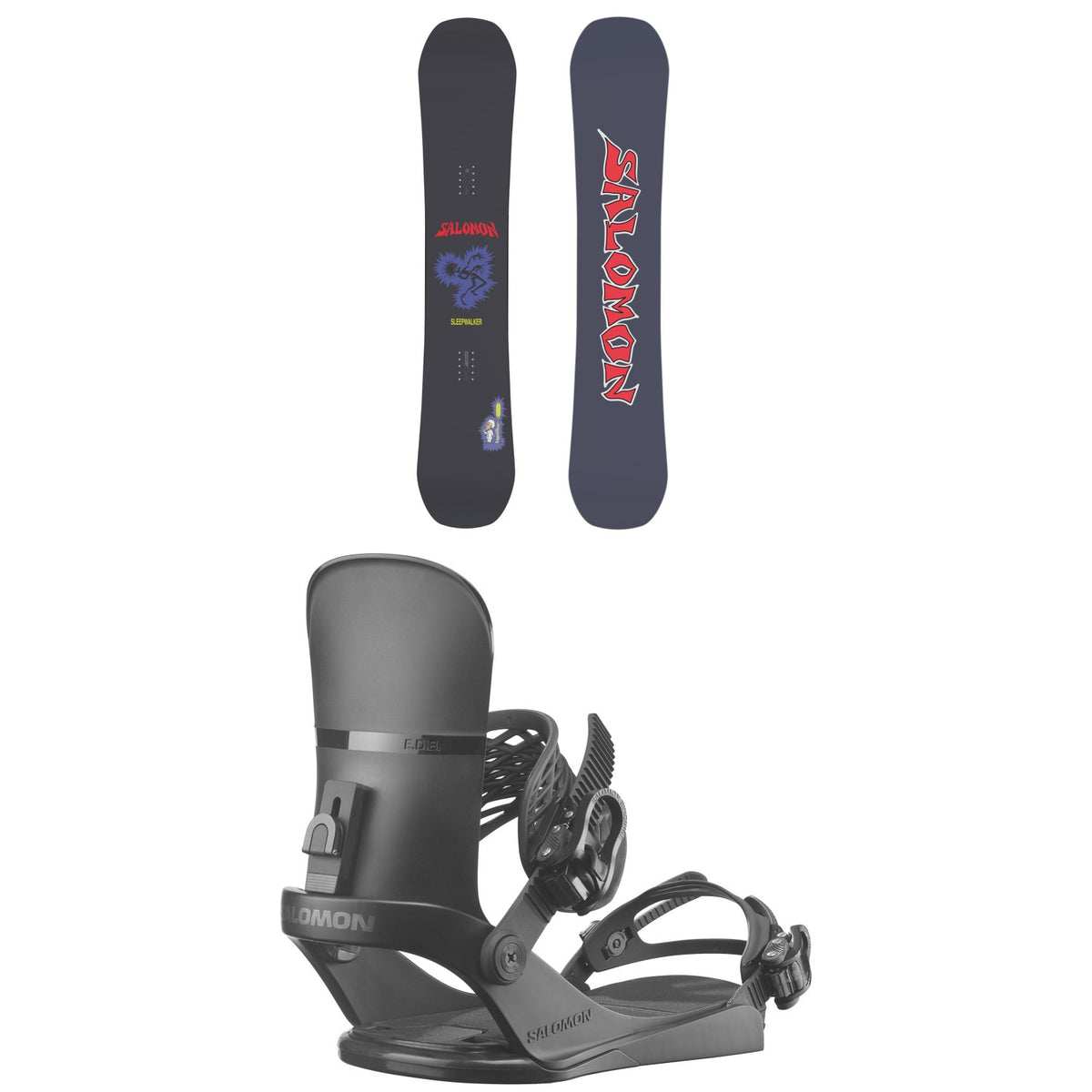 Salomon Sleepwalker Snowboard + EDB Snowboard Bindings 2026