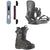 Salomon Kickback Snowboard + EDB Snowboard Bindings + X Approach Lace SJ Boa Snowboard Boots 2026
