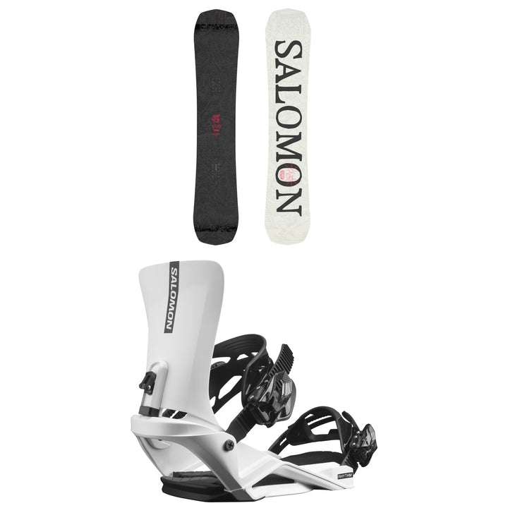 Salomon Craft Snowboard + Rhythm Snowboard Bindings 2026