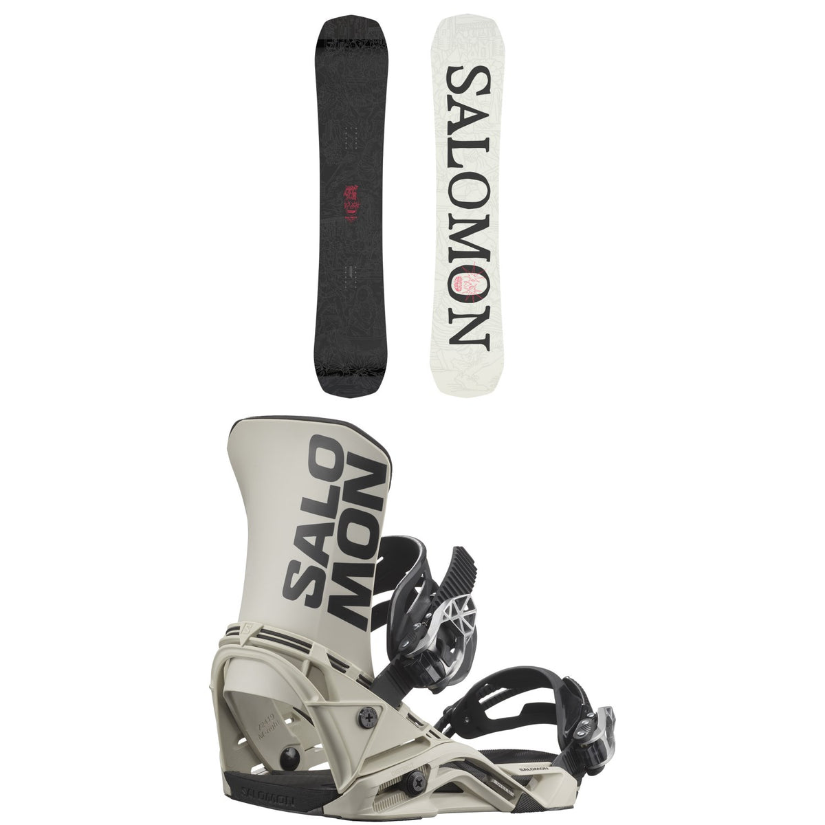 Salomon Craft Snowboard + District Snowboard Bindings 2026