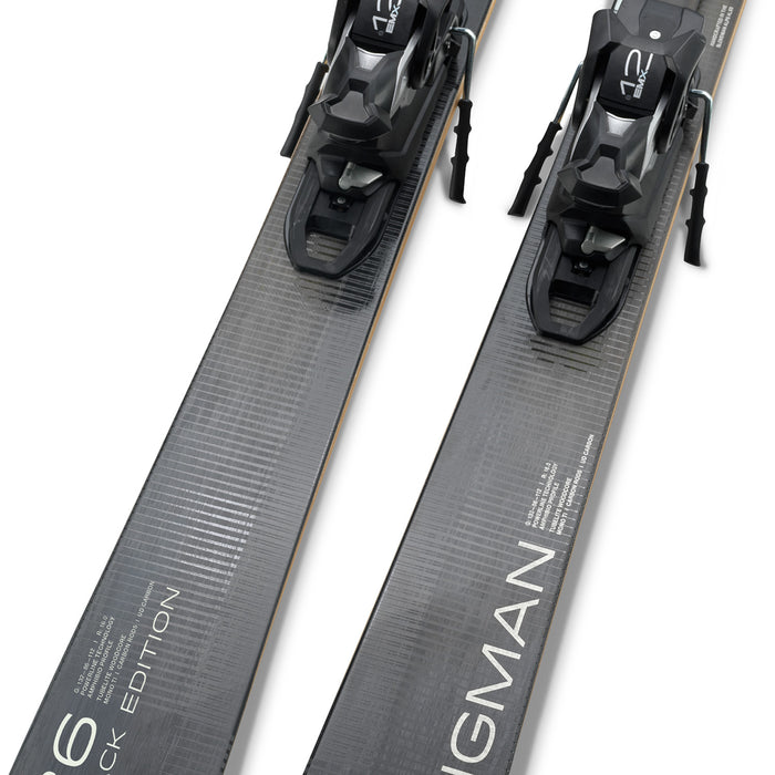 Elan Wingman 86 Black Edition Skis + EMX 12.0 GW Bindings 2026