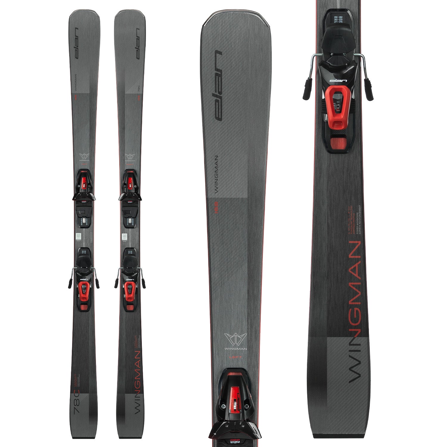 Elan Wingman 78 C Skis + EL 10.0 GW Bindings 2026 – evo