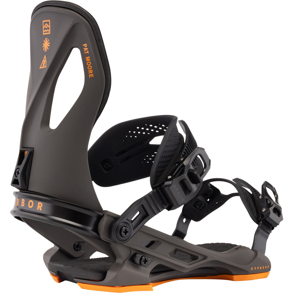 Arbor Cypress Snowboard Bindings Pat Moore/Charcoal