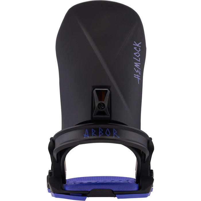 Arbor Hemlock Snowboard Bindings Black/Purple