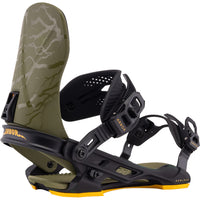 Arbor Hemlock Snowboard Bindings 2025 Military Black::Military Black