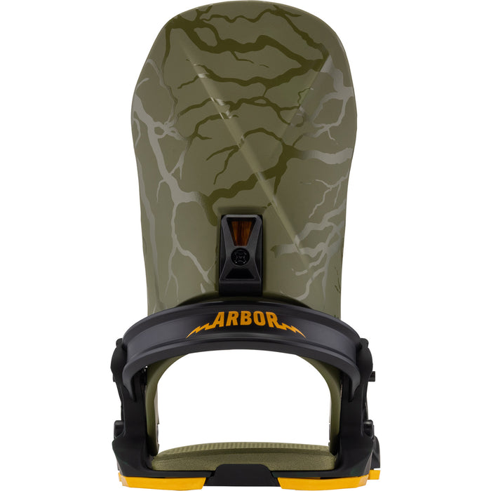 Arbor Hemlock Snowboard Bindings Military Black