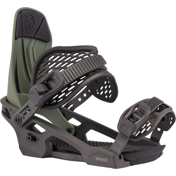 Arbor Spruce Snowboard Bindings Sage/Black