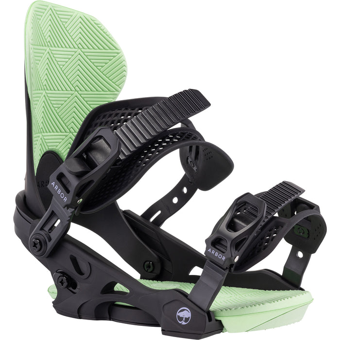 Arbor Sequoia Snowboard Bindings - Women's Black/Mint