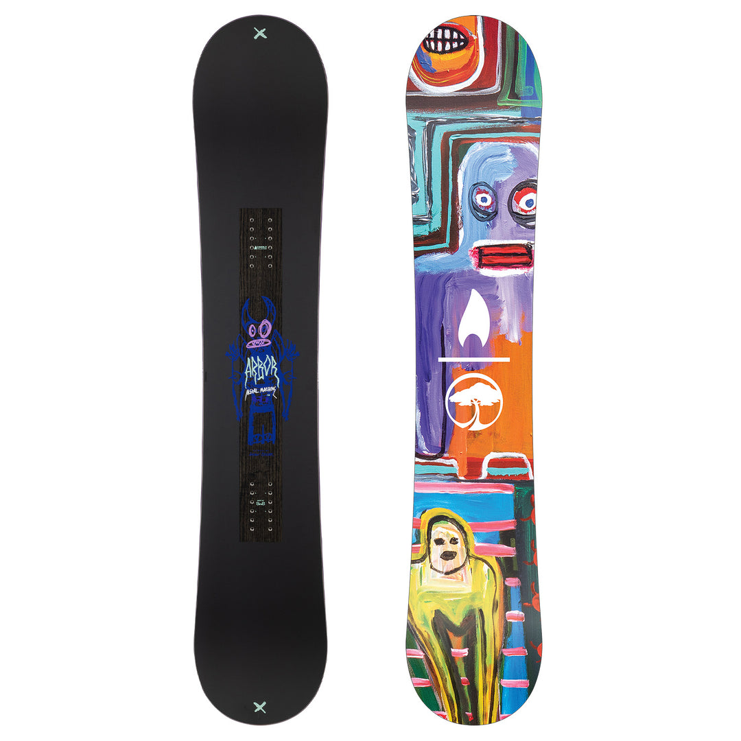 arbor vs burton snowboards Arbor Metal Machine Mens Snowboard 2026 150cm