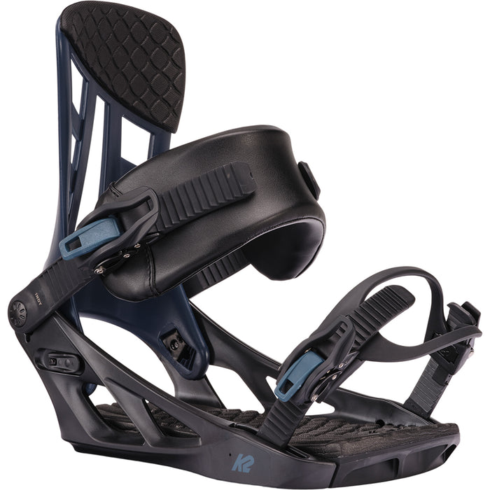 K2 Indy Snowboard Bindings Deep Blue