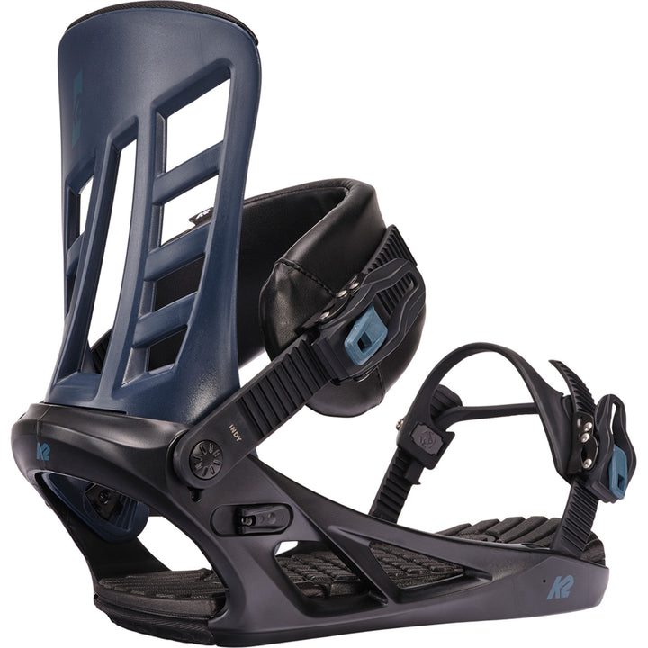 K2 Indy Snowboard Bindings Deep Blue