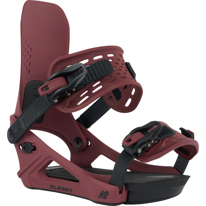 K2 Albany Snowboard Bindings - Women's 2024 Maroon