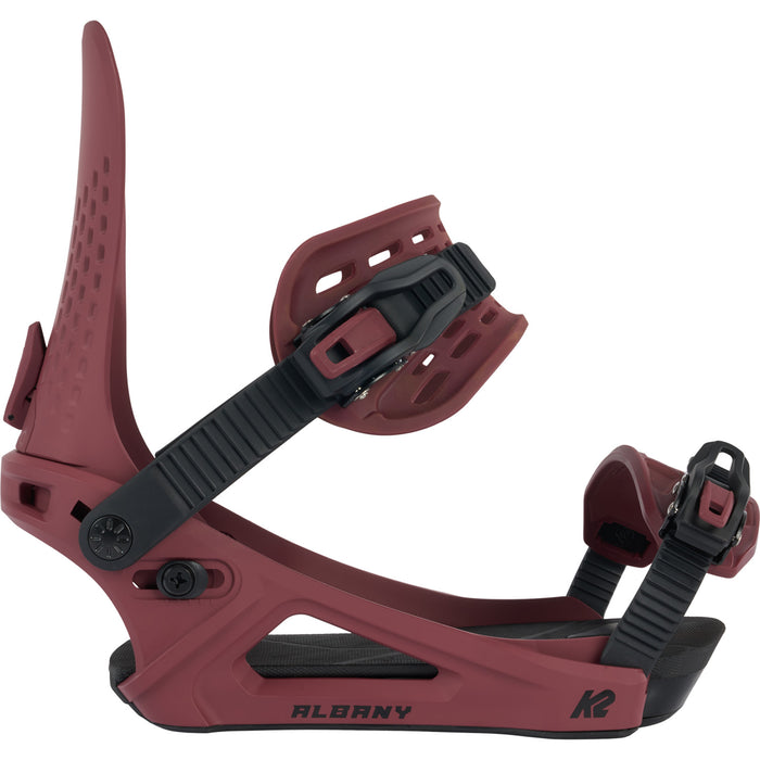 K2 Albany Snowboard Bindings - Women's 2024 Maroon