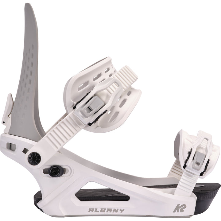K2 Albany Snowboard Bindings - Women's 2025 White/Grey