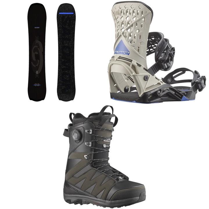 Salomon Fastlane Snowboard + Highlander Snowboard Bindings + X Approach Lace SJ Boa Snowboard Boots 2026