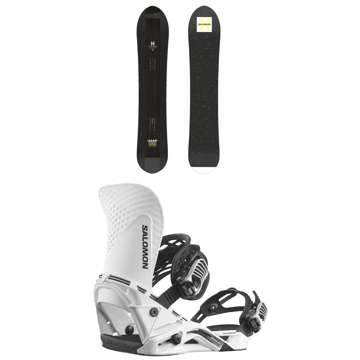 Salomon HPS - Sickstick Snowboard + Hologram Snowboard Bindings 2026
